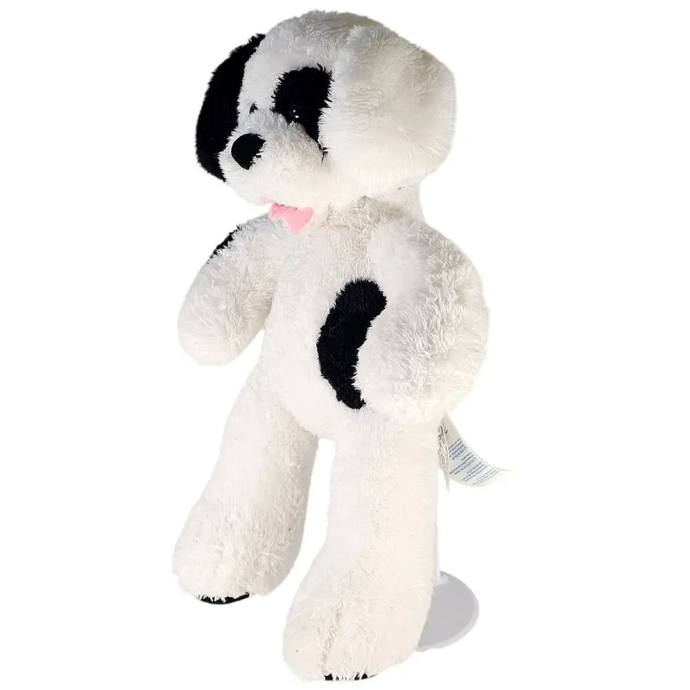 Build-A-Bear White Black Puppy Dog 17